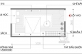 Thiết kế nội thất phòng ngủ cho 3 người, DT 15,4m2